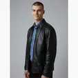 Classic Italian Driving Jacket in Cowhide Leather — view 6