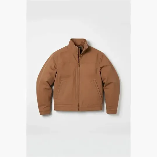 Canvas Ranch Jacket with Plaid Blanket Lining — view 8