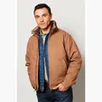 Canvas Ranch Jacket with Plaid Blanket Lining — view 5