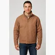 Canvas Ranch Jacket with Plaid Blanket Lining — view 6