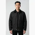 Canvas Jacket with Plaid Blanket Lining