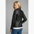 Ladies' Napa Car Coat in Top-Grain Leather — view 7