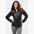 Ladies' Lambskin Leather Jacket with Tapered Waist — view 2