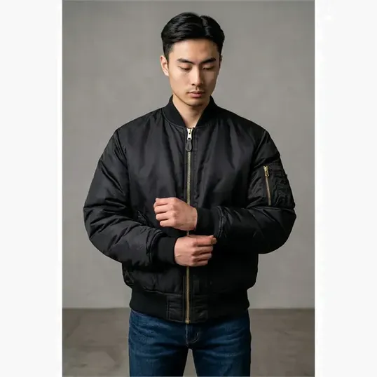 Bravo MA-1 Poly Flight Jacket — view 2