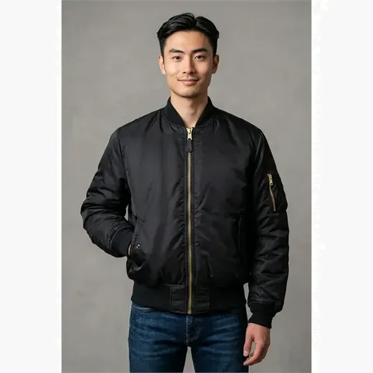 Bravo MA-1 Poly Flight Jacket — view 4