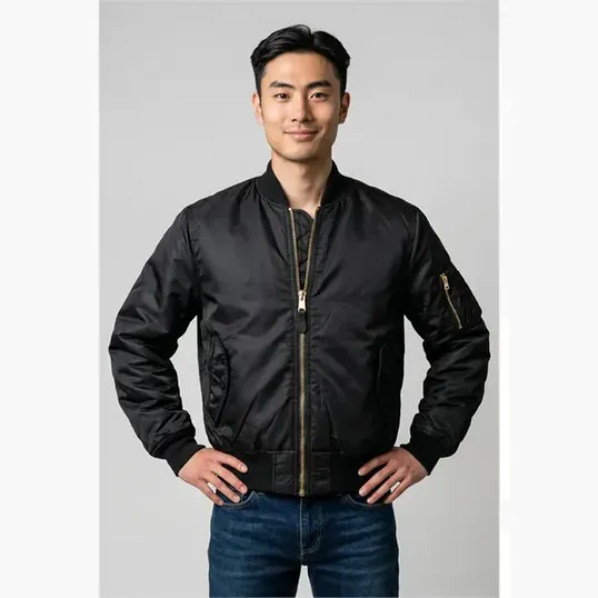 Bravo MA-1 Poly Flight Jacket — view 3