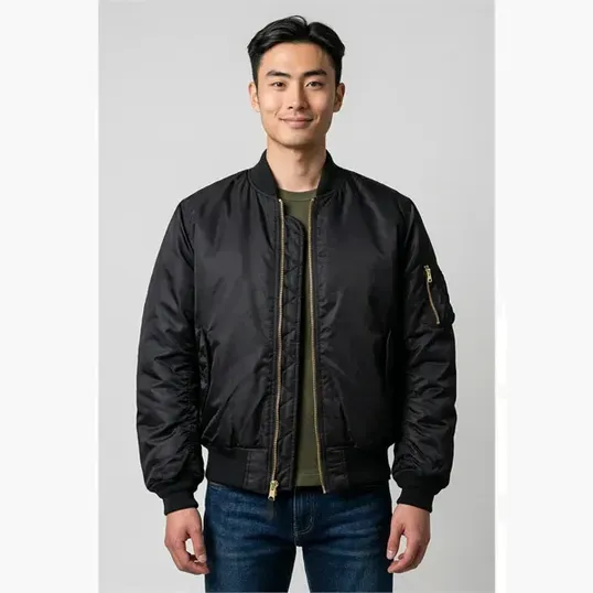 Bravo MA-1 Poly Flight Jacket — view 5