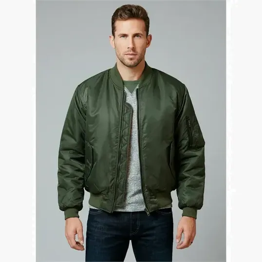 Bravo MA-1 Poly Flight Jacket — view 4