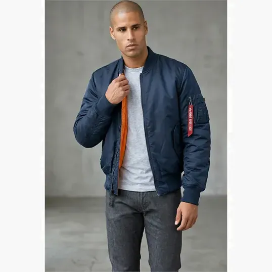 Bravo MA-1 Poly Flight Jacket — view 3
