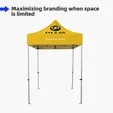 5x5 Advertising Tent