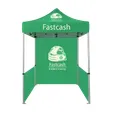 6.5' x 6.5' Deluxe Event Tent with Back Wall and Side Walls (single side)