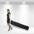 6.5' x 6.5' Deluxe Event Tent with Back Wall and Side Walls (single side) — view 4