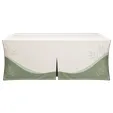 Fitted Table Cover with Back Slit - view 2