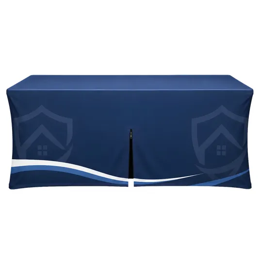 Fitted Table Cover with Back Zipper - view 2