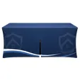 Fitted Table Cover with Back Zipper - view 2
