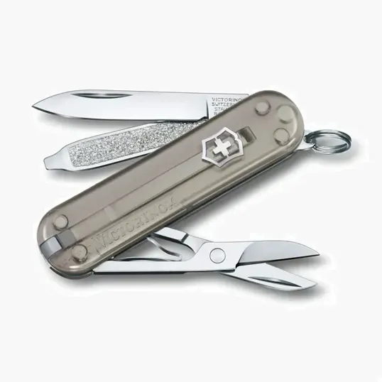 Victorinox Classic SD Swiss Army Knife, Transparent Gray