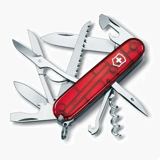 Victorinox Huntsman 15 Function Swiss Army Knife - Ruby
