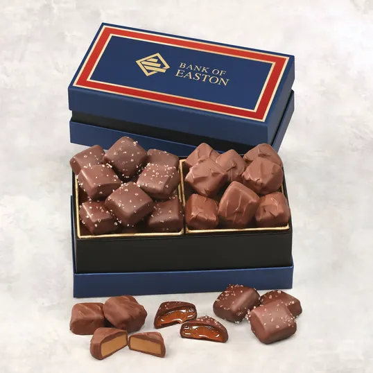 Classic Selection Chocolate Sea Salt Caramels & Peanut Butter Meltaways Gift Box