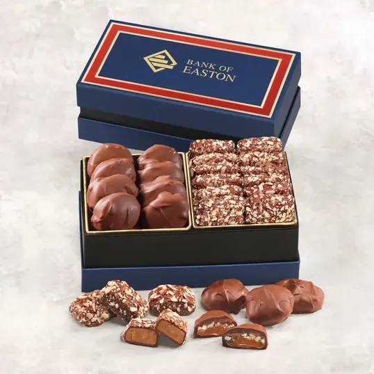 Classic Selection Gift Box with Toffee & Caramel Pecan Clusters