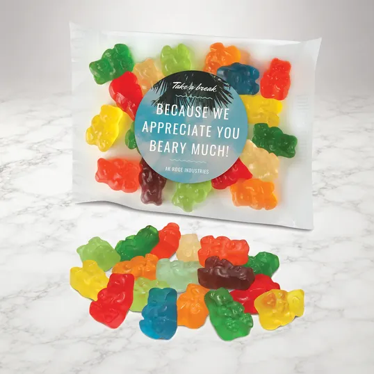 Gummi Bears, 2 oz. Individually Wrapped Candy Pack