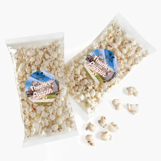 White Cheddar Popcorn, 2 oz. Gourmet Cheesecorn Snack