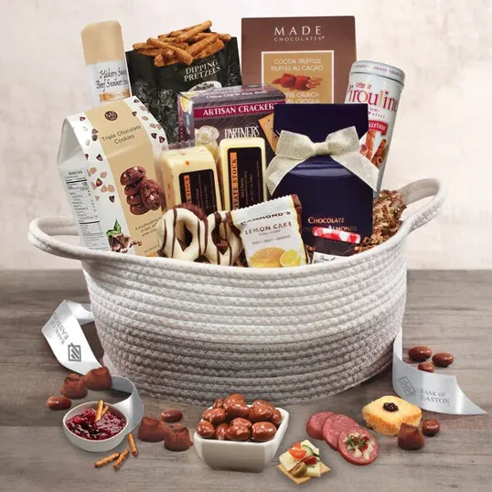 Feels Like Home Rope Basket Gift Set