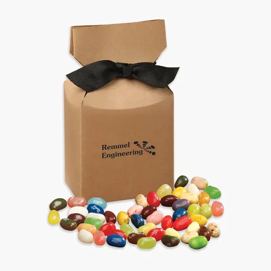 Jelly Belly Jelly Beans in Kraft Gift Box, 1/2 lb