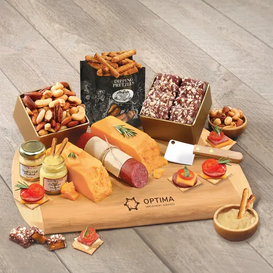 Charcuterie Collection Gift with Bamboo Board