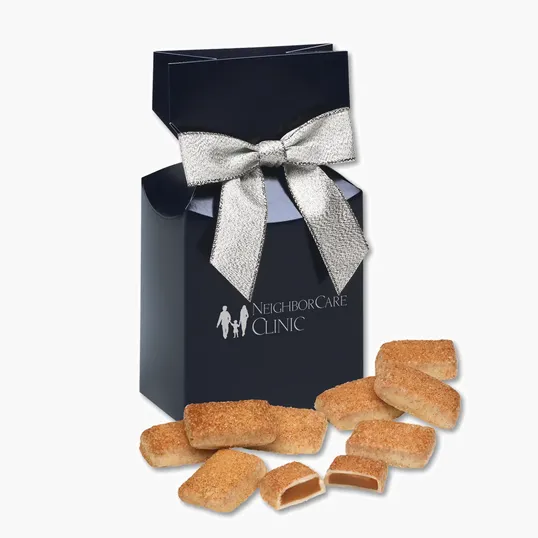 Cinnamon Churro Toffee in Navy Premium Delights Gift Box