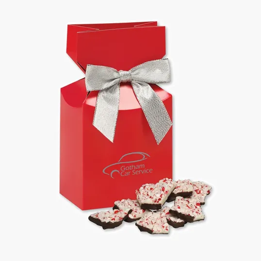 Peppermint Bark in Red Premium Delights Gift Box