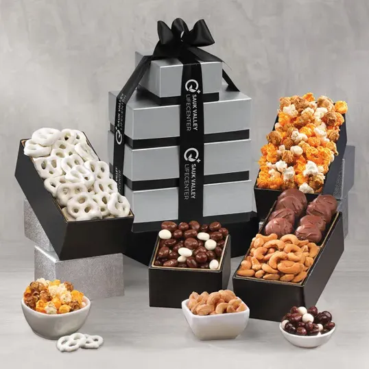 Treats Galore Gourmet Gift Tower