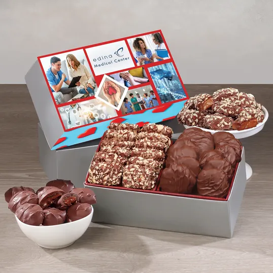 Toffee & Pecan Clusters Gift Box with Full Color Sleeve