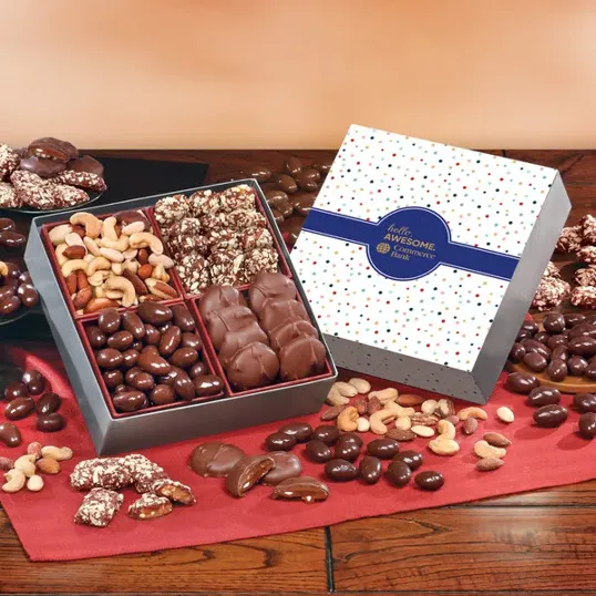 Signature Assortment Gift Box with Bubbles Sleeve