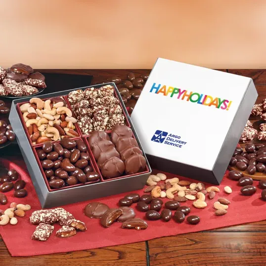 Signature Assortment Gift Box with Happy Holidays Sleeve
