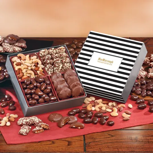 Signature Assortment Gift Box with Stripes Sleeve