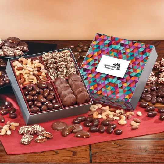 Signature Assortment Gift Box with Triangles Sleeve