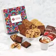 Image for Gourmet Cookie & Brownie Gift Box with Triangles Sleeve-1