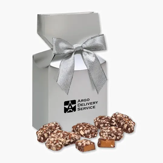 English Butter Toffee in Silver Premium Delights Gift Box