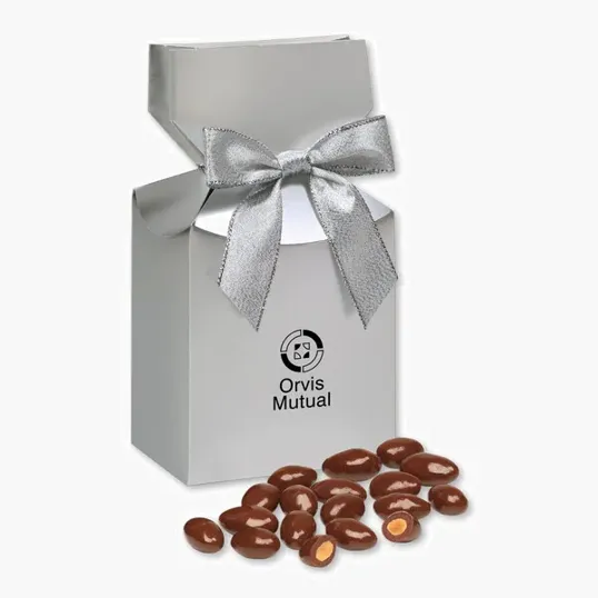 Milk Chocolate Covered Almonds in Premium Delights Gift Box