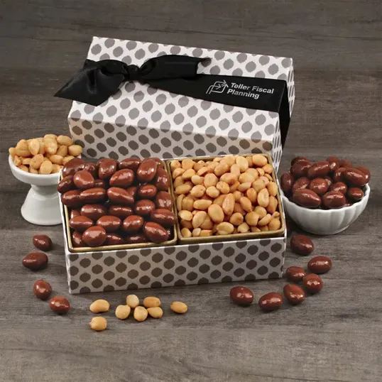 Milk Chocolate Almonds & Virginia Peanuts Gift Box