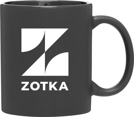 12 oz C-Handle Ceramic Mug