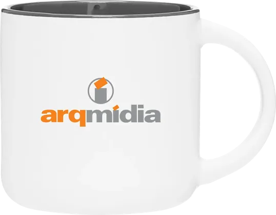 Minolo 14 oz Ceramic Mug, Matte White — view 8