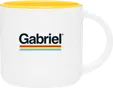 Minolo 14 oz Ceramic Mug, Matte White — view 3