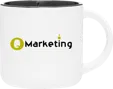 Minolo 14 oz Ceramic Mug, Matte White — view 6
