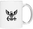 11 oz C-Handle Ceramic Mug, Metallic