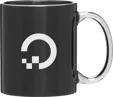 11 oz C-Handle Ceramic Mug, Metallic — view 2