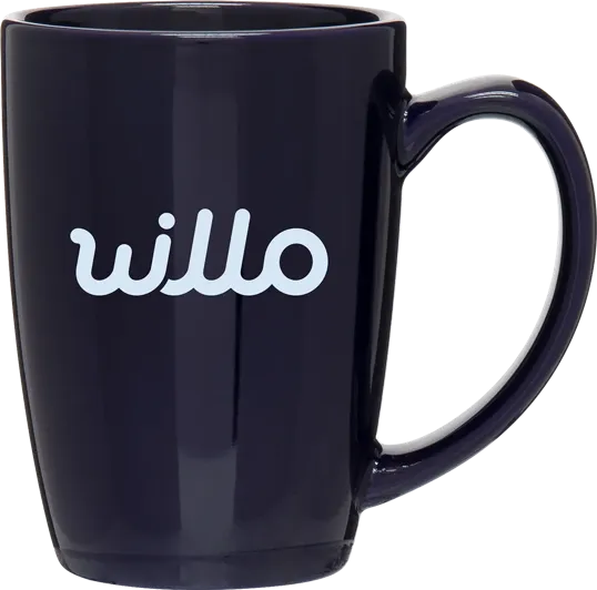 14 oz Contour Ceramic Mug — view 3