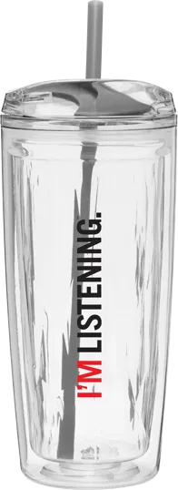 Geo 16 oz Acrylic Tumbler with Straw