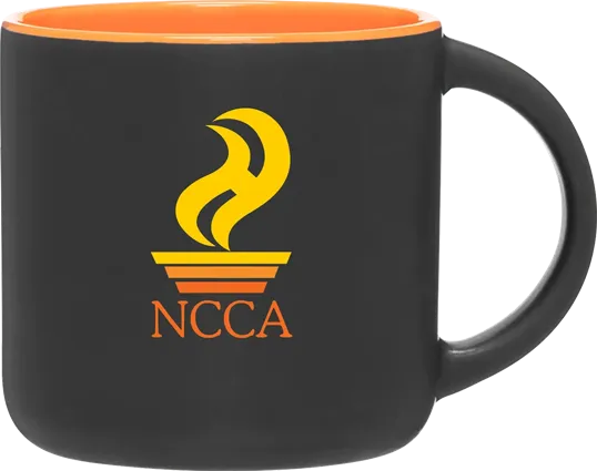 Minolo 14 oz Ceramic Mug, Matte Black — view 2