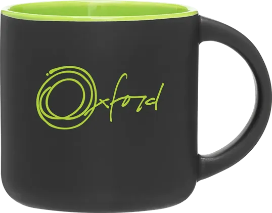 Minolo 14 oz Ceramic Mug, Matte Black — view 6